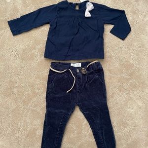 ZARA baby girl outfit size 9-12